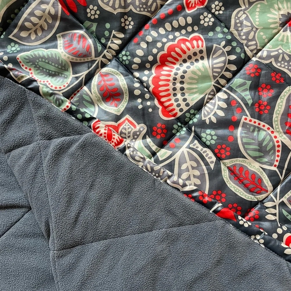 Vera Bradley Stadium Blanket in RETIRED Nomadic Floral - Picture 2 of 8